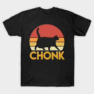 Funny Fat Cats Chonk Cat T-Shirt